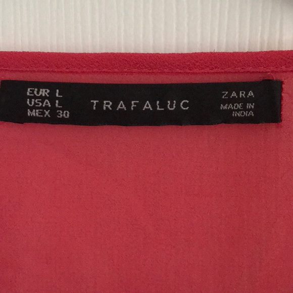 Coral Sheer Top from Zara - Picture 3 of 5